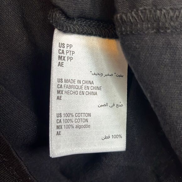 NWT INC INTERNATIONAL CONCEPTS RHINESTONES CRISS CROSS DETAIL TSHIRT SIZE PP - Picture 7 of 8